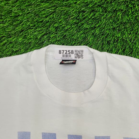 Vintage 80s Student-Of-The-Month Shirt Large 22x27 Crop USA - Picture 6 of 12